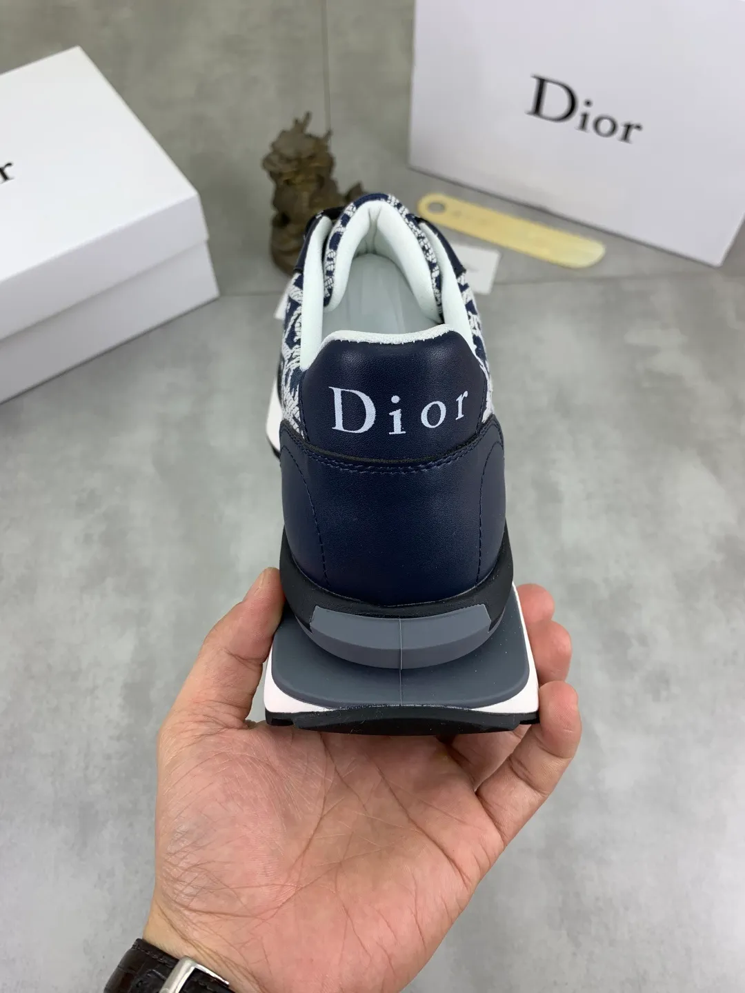 Men's Men's Shoes💰P440💰[New Style]🆘[Dior] 2025 Dior Original Lace-up Low-top Men's Shoes Classic casual shoes 🔥This model is the official classic model, with high quality and made by famous original designers. It is made of high-quality cowhide with original materials➕Comfortable and breathable mesh lining➕Pigskin insole. The perfect last shape and generous and fashionable design have attracted many consumers. Suitable for drivers to drive🚗. What you want is the highest quality in the market. Color: 3️⃣Color code number: 38--44 (45 customized)